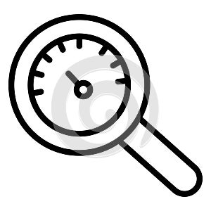 Magnifier Isolated Vector Icon easily editable