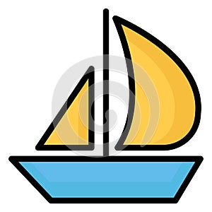 Boat  Isolated Vector Icon which can easily modify or edit