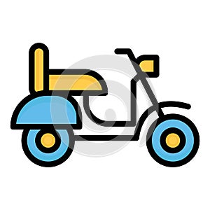 Motorscooter  Isolated Vector Icon which can easily modify or edit