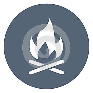 BonfireIcon insolated vector icon which can easily modify or edit