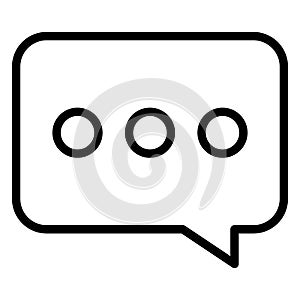 Chat balloon  Isolated Vector Icon which can easily modify or edit