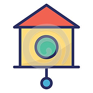 Pendulum Clock  Isolated Isolated Vector Icon easily editable easily editable