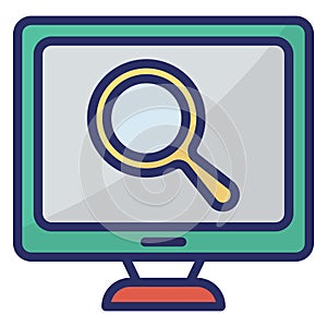 Searching  Isolated Isolated Vector Icon easily editable easily editable