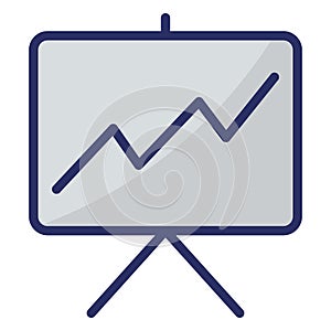 Graph Report  Isolated Isolated Vector Icon easily editable easily editable