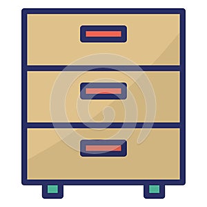 Drawers  Isolated Isolated Vector Icon easily editable easily editable