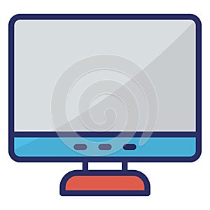 LCD  Isolated Isolated Vector Icon easily editable easily editable