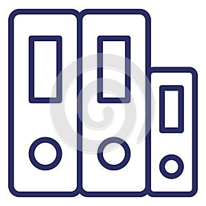 File Folders  Isolated Isolated Vector Icon easily editable easily editable