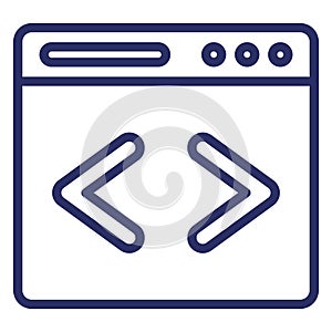 HTML Coding  Isolated Isolated Vector Icon easily editable easily editable