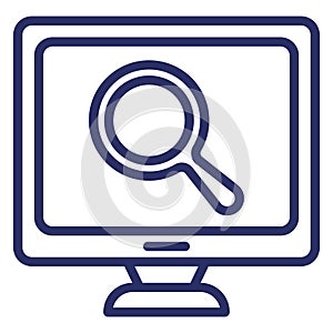 Searching  Isolated Isolated Vector Icon easily editable easily editable