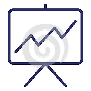 Graph Report  Isolated Isolated Vector Icon easily editable easily editable
