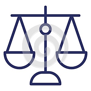 Balance Scale  Isolated Isolated Vector Icon easily editable easily editable