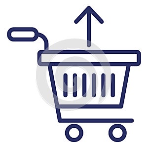 Delete From Cart  Isolated Isolated Vector Icon easily editable easily editable