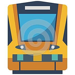 Train Color  Vector icon which is fully editable, you can modify it easily photo