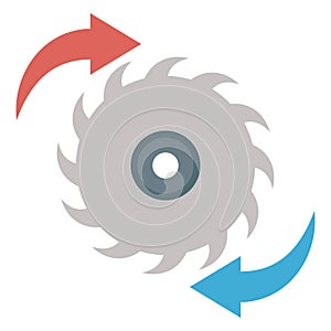 Carpentry machine  Color Vector Icon that can easily modify or edit