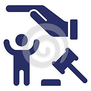 Consumer protect law  Isolated Vector Icon which can easily modify or edit