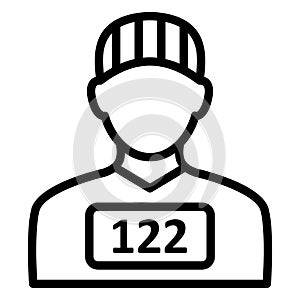 Criminal  Isolated Vector Icon which can easily modify or edit
