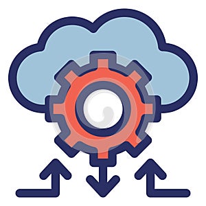 Cloud Networking  Isolated Vector Icon which can easily modify or edit