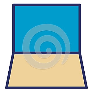 Laptop  Isolated Vector Icon fully editable