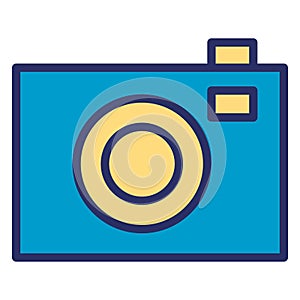 Cam  Isolated Vector Icon fully editable