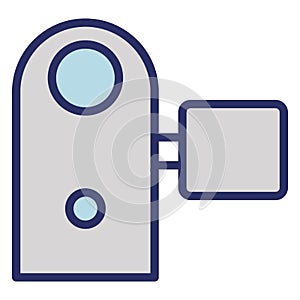 Cam  Isolated Vector Icon fully editable