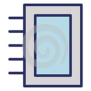 Chip  Isolated Vector Icon fully editable