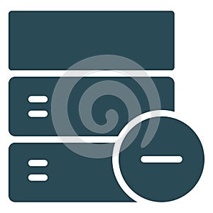 Database  Isolated Vector Icon fully editable
