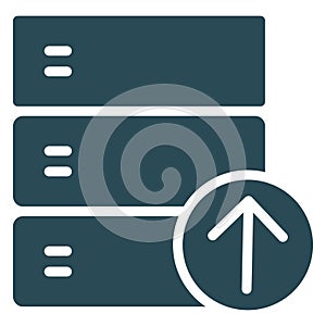 Database  Isolated Vector Icon fully editable