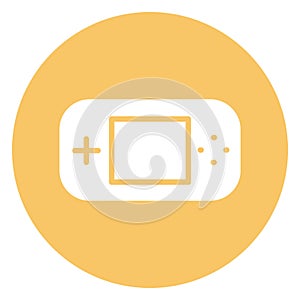 Game device  Isolated Vector Icon fully editable