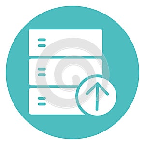 Database  Isolated Vector Icon fully editable