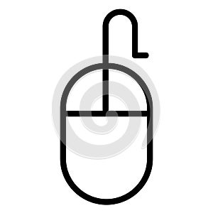 Computer mouse  Isolated Vector Icon fully editable