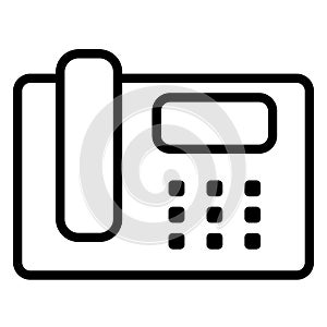 Fax  Isolated Vector Icon fully editable