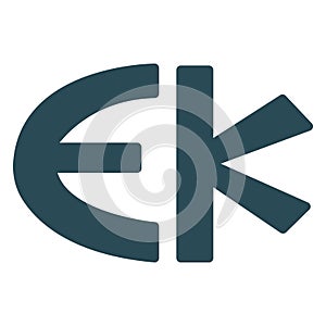 Eckankar Isolated Vector Icon which can easily modify or edit