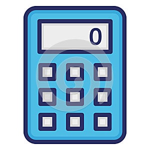 Calculating machine  Isolated Vector icon which can easily modify or edit