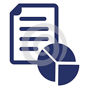 Circle chart  Isolated Vector icon which can easily modify or edit