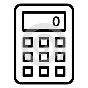 Calculating machine   Isolated Vector icon which can easily modify or edit