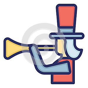 Bullhorn Isolated Vector Icon which can easily modify or edit photo