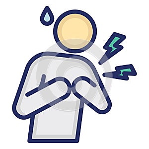 Attack Isolated Vector Icon that can be easily modified or edit