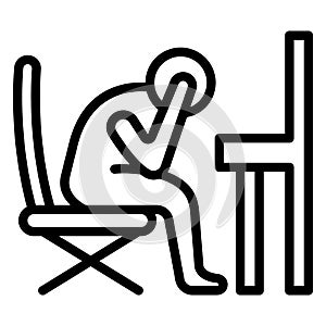 Depression Isolated Vector Icon that can be easily modified or edit