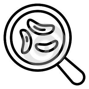 Bacteria Isolated Vector Icon that can be easily modified or edit