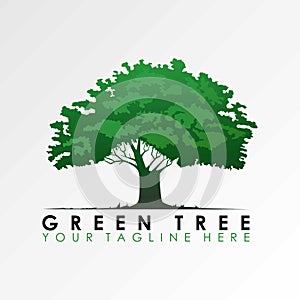 Tree design that uses a combination of green