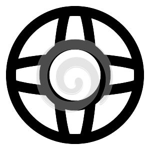 Basic RGB  Help, internet Bold Outline Vector icon which can easily modify or edit