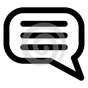 Basic RGB Bubble, chat Bold Outline Vector icon which can easily modify or edit