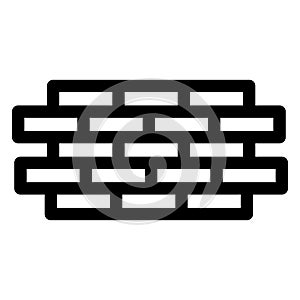 Basic RGB  Barrier, brick Vector Icon which can easily modify or edit