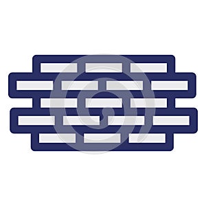 Basic RGB  Barrier, brick Vector Icon which can easily modify or edit