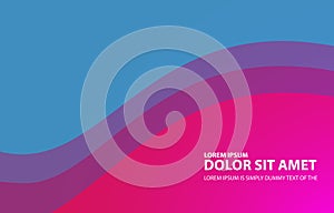 Azul rosa plantilla abstracto curvas gestión volantes folleto folleto a sitio telarana diseno curva 