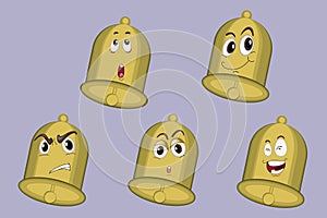 Basic RGbell face expression, vector based, EPS 10 file typeB