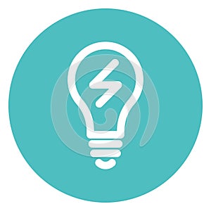 Bulb, ecolog Bold icon which can easily modify or edit