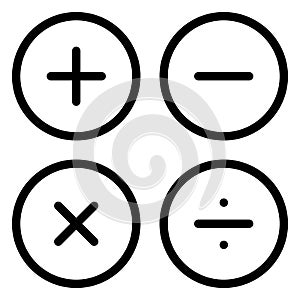 Business, calculationVector icon which can easily modify