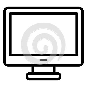 Display screen, lcd Vector icon which can easily modify