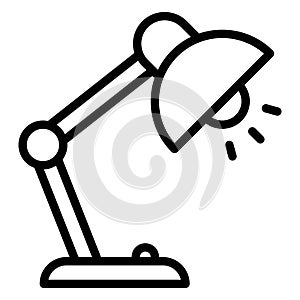 Desk lamp, desk light Vector icon which can easily modify